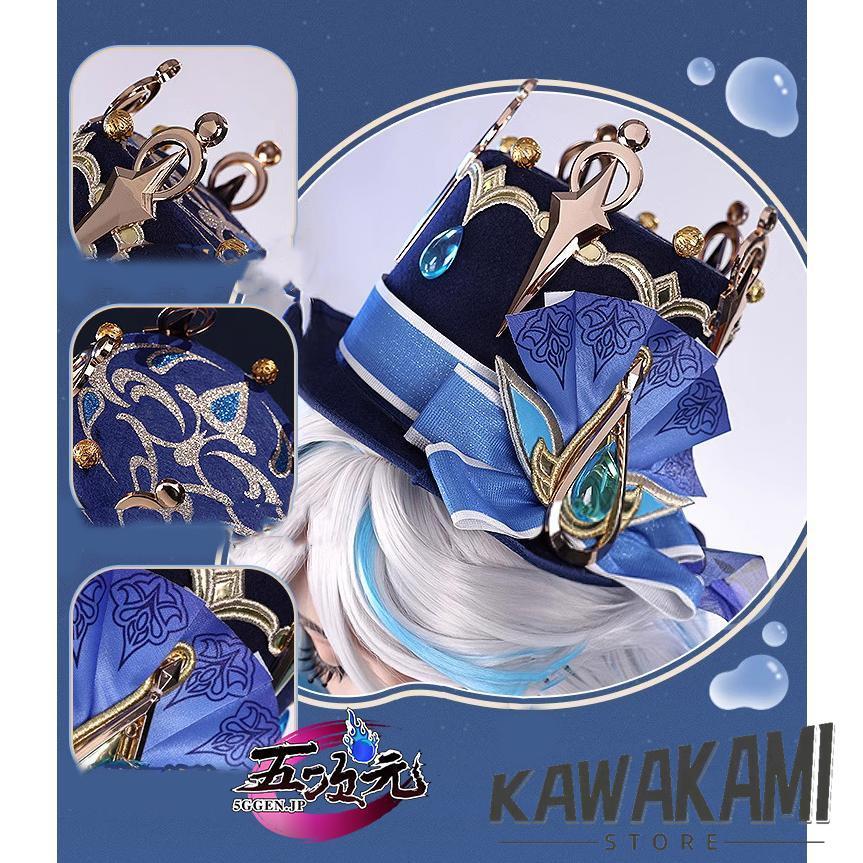 三分妄想 原神 コスプレ フリーナ・プネウマ 水神 衣装 ※ウィッグ 鞋