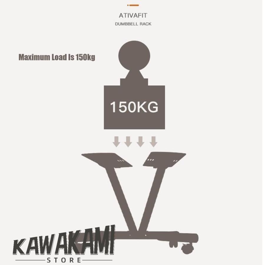 ダンベルラック、スライディング可動式ダンベルディスプレイストレージ