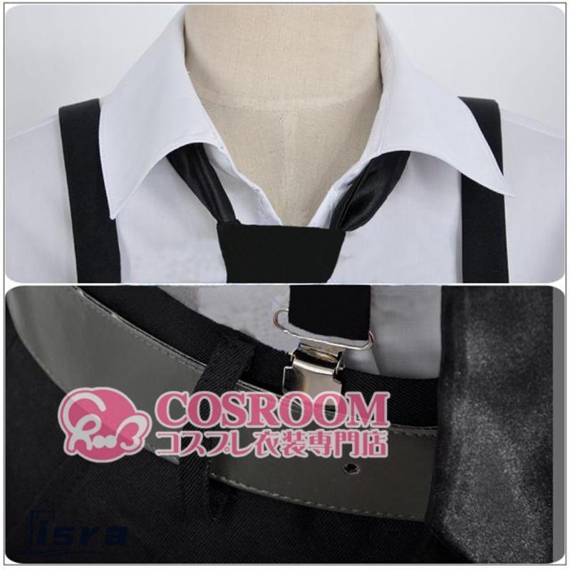 文豪ストレイドッグス 中島敦 コスプレ衣装 cosplay仮装 ウィッグ追加