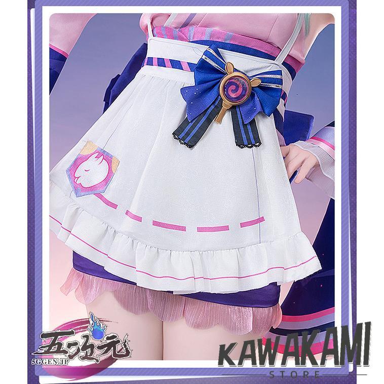 五次元 基萌 原神 コスプレ 夢見月瑞希 衣装 ※ウィッグ 靴 扇子 追加可