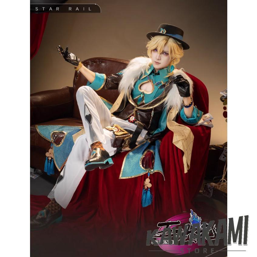 崩壊スターレイル　スタレ　　アベンチュリン　コスプレ衣装　ウィッグ Amazon.co.jp: [LHMQ] 崩壊:スターレイル アベンチュリン コスプレ衣装