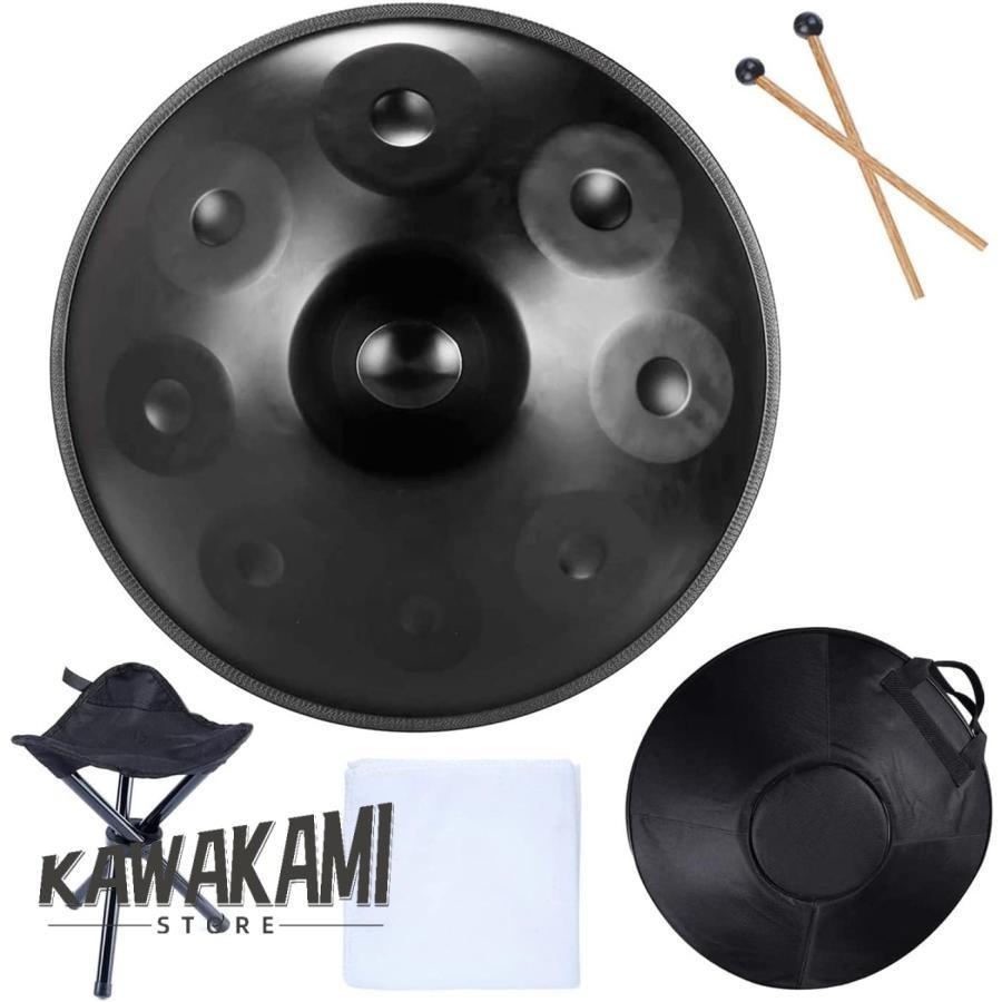 440Hz 9ノート ハンドパン スティールパン　スチールドラム　ハンドドラム スチールドラム ハンドパン 楽器 スチールタングドラム 9ノート ハンド