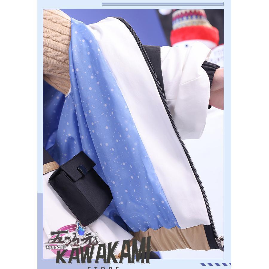 三分妄想 原神 コスプレ 甘雨 かんう 霜花 同人服 衣装セット