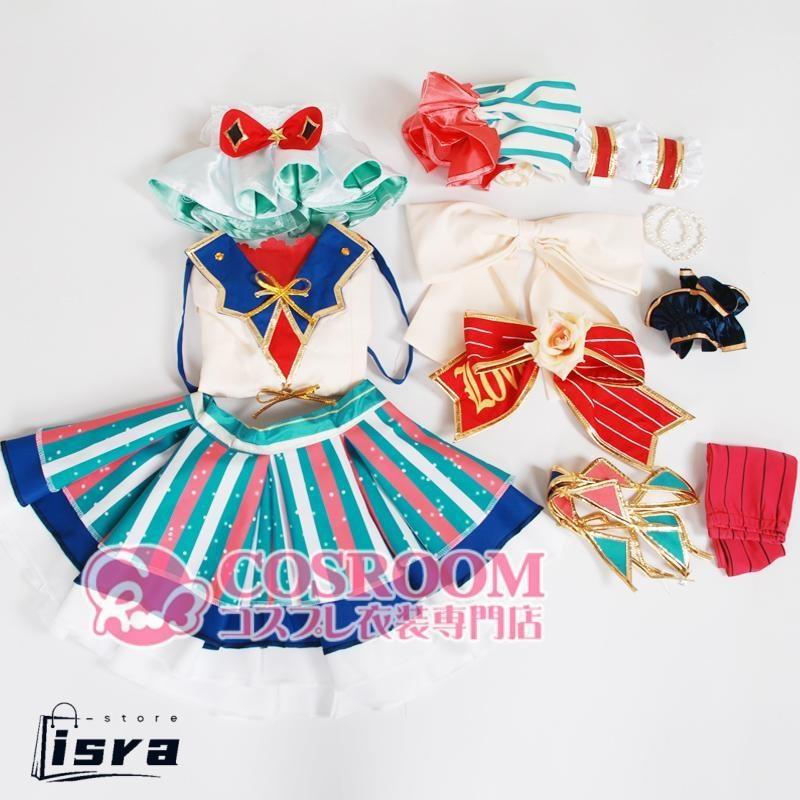 ラブライブ! Lovelive! サーカス編 覚醒後 小泉花陽 コスプレ衣装 cosplay仮装 ウィッグ追加可能 イベント クリスマス ハロウィン ステージ 文化祭 学園祭の画像