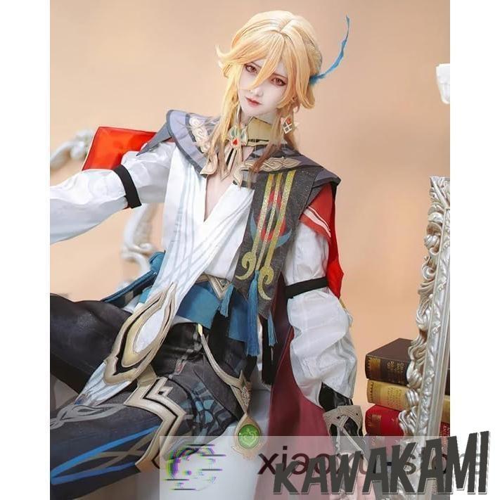 原神 コスプレ カーヴェ 衣装 ※ウィッグ 靴 追加可 : ISRA - 通販