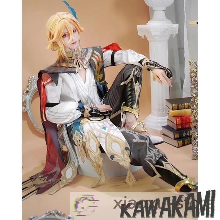 原神 コスプレ カーヴェ 衣装 ※ウィッグ 靴 追加可 : ISRA - 通販