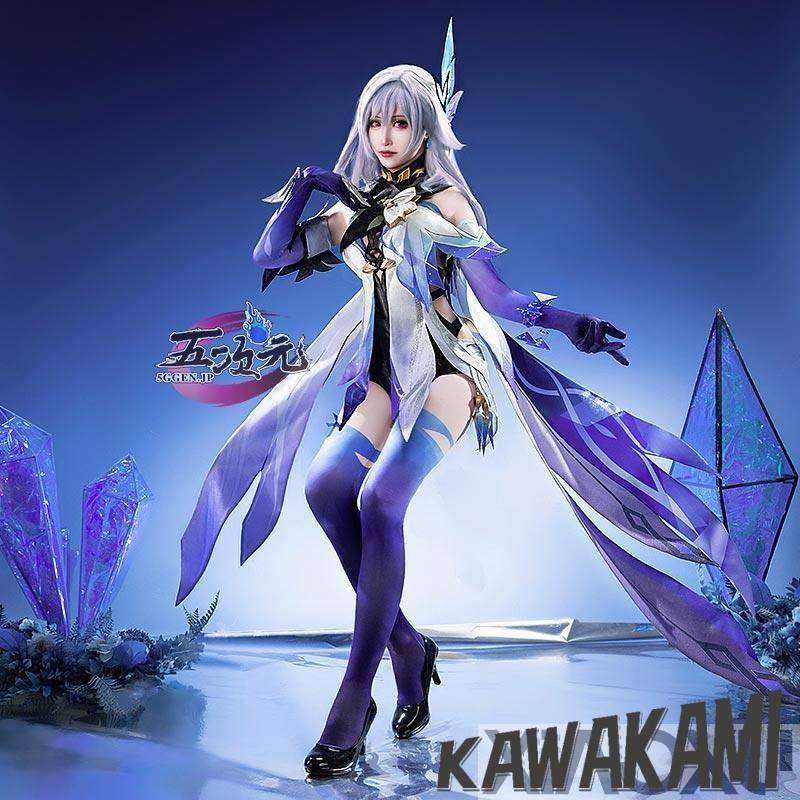 五次元 基萌 原神 コスプレ スカーク 衣装 ※ウィッグ 靴 追加可能