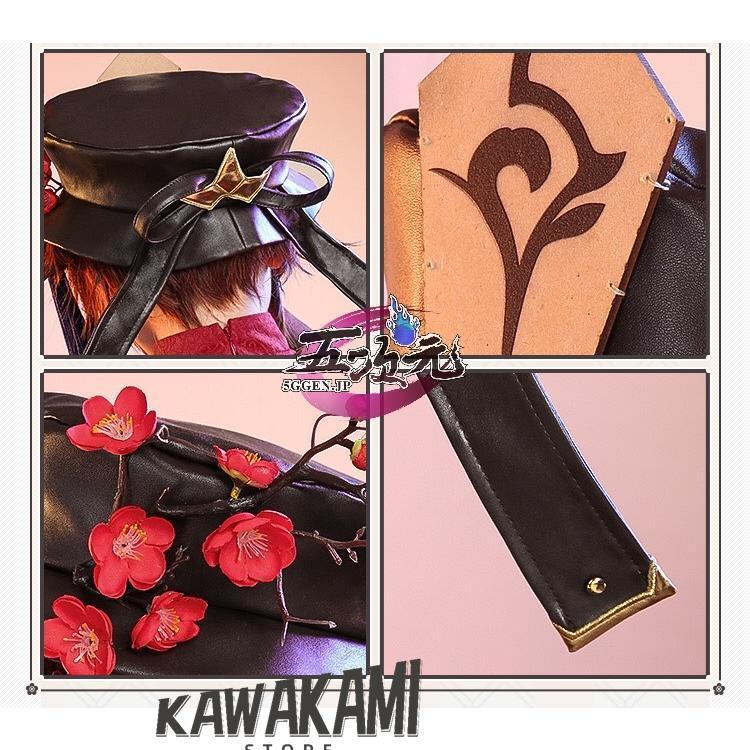 三分妄想　原神　コスプレ　胡桃　フータオ　衣装　リニューアルVer　※ウィッグ　靴　武器　追加可_9