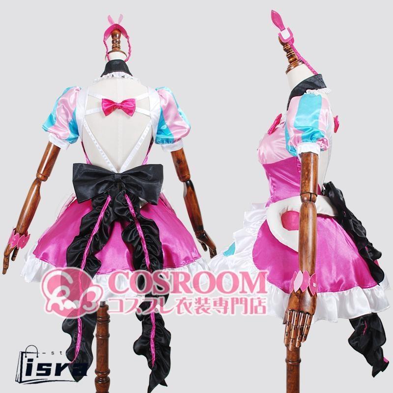マクロスΔ マキナ・中島 コスプレ衣装 cosplay仮装 ウィッグ追加可能 イベント クリスマス ハロウィン ステージ 文化祭 学園祭_3