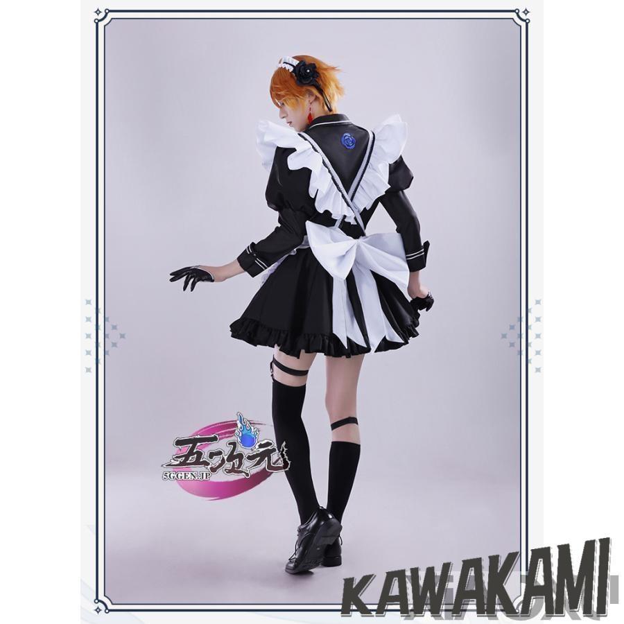 三分妄想 原神 コスプレ タルタリヤ メイド服 衣装 ※ウィッグ 追加可