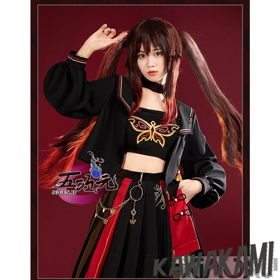 猫屋小舗　原神　胡桃風　セーラー服　二次創作　コスチューム　※ウィッグ　追加可_2