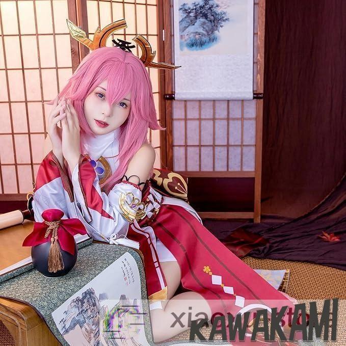原神 コスプレ 八重神子 コスプレ 衣装 ※ウィッグ 靴 追加可_1