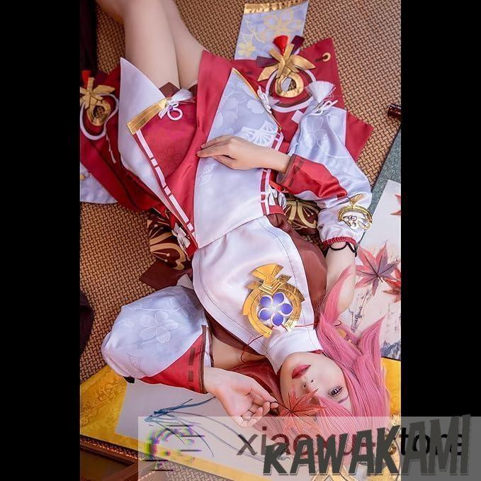 原神 コスプレ 八重神子 コスプレ 衣装 ※ウィッグ 靴 追加可_2