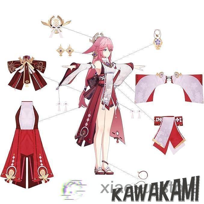 原神 コスプレ 八重神子 コスプレ 衣装 ※ウィッグ 靴 追加可_5