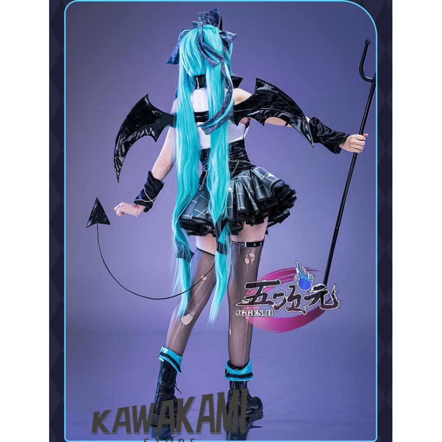 ボカロ 初音ミク ラスカルコラボ衣装 フルセット 初獣猫 初音ミク×ラスカル コラボ2023 コスプレ衣装