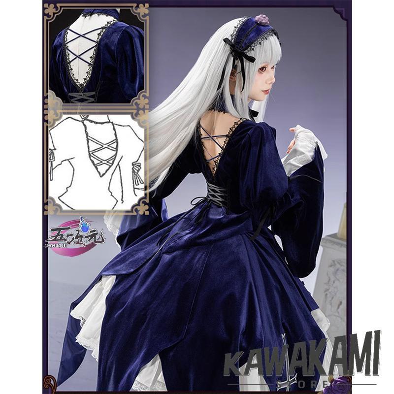 楓華出品 猫屋小舗 ローゼンメイデン コスプレ 水銀燈 衣装 ※ウィッ グ 靴
