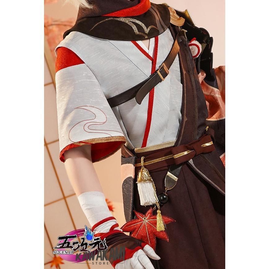 三分妄想 原神 コスプレ 楓原万葉 カズハ ※ウィッグ 靴 追加可 : ISRA