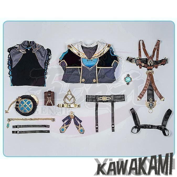 五次元　基萌　原神　コスプレ　フレミネ　衣装　※ウィッグ　靴　 潜水道具　追加可能_16