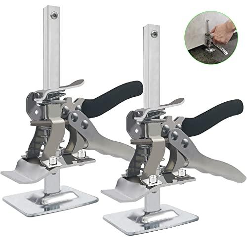 レバーアームリフターハンドジャックリフトツール省力化アームジャックリフターアームエフォートエレベーター2パックハンドヘルドジャックドアジャック