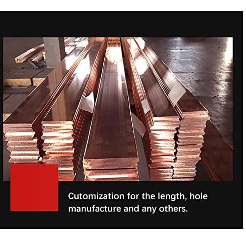 人気色 Bopaodao Copper Bus Bar 3 mmx 30 mmx 38.58 inch/980mm、1Pcs C110 Pure Cu Copper Flat Bus Bar Stock