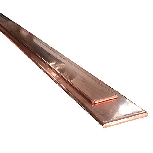 Bopaodao Copper Bus Bar 3 mmx 25 mmx 65.35 inch/1660mm 2Pcs C110