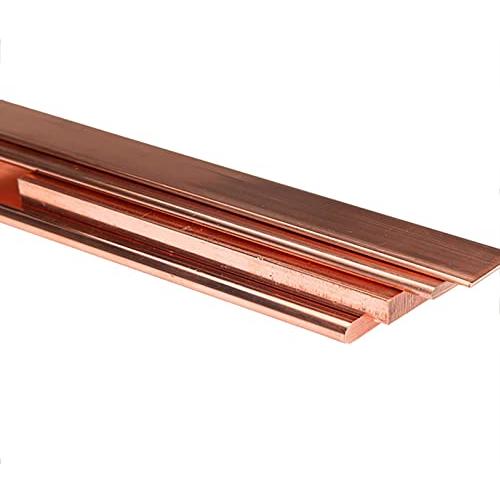 ンラインサイト Bopaodao Copper Bus Bar 6 mmx 25 mmx 26.77 inch/680mm 2Pcs C110 Pure Cu Copper Flat Bus Bar Stock
