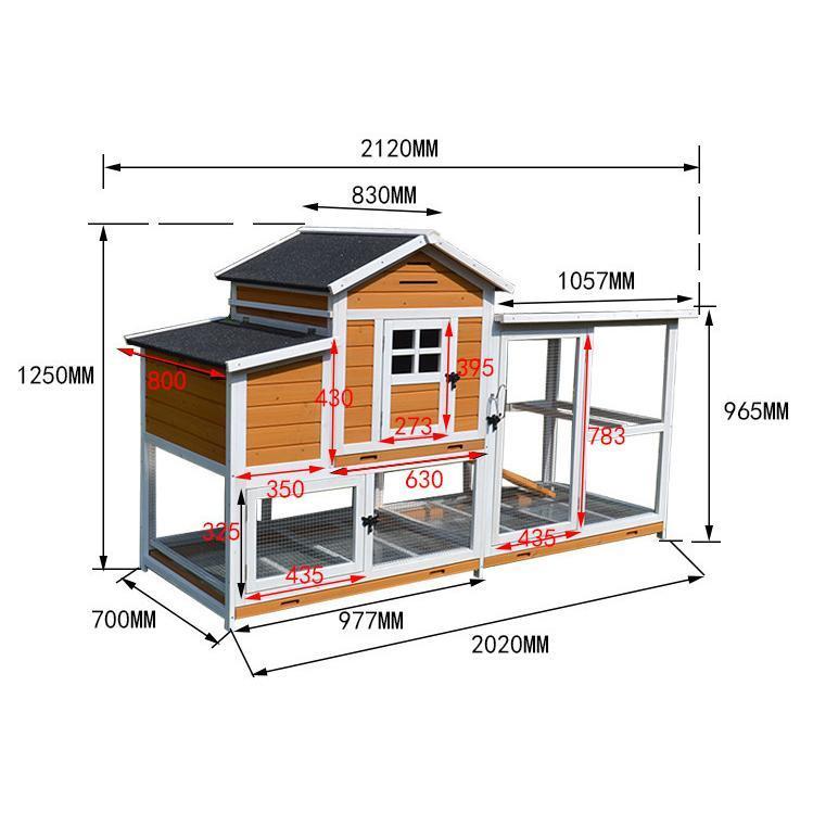 本日価格！！ ウサギ 屋外飼育 丈夫 ペットケージ 特大別荘 高品質超大型犬ハウス 飼育ケージ 犬 猫 鶏 鴨 猫用 透明なドア 室内外兼用 取り付けやすい 防腐材 【2582290379】(91446円)