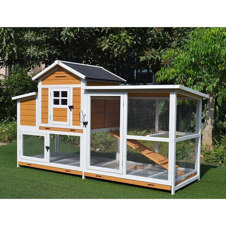 本日価格！！ ウサギ 屋外飼育 丈夫 ペットケージ 特大別荘 高品質超大型犬ハウス 飼育ケージ 犬 猫 鶏 鴨 猫用 透明なドア 室内外兼用 取り付けやすい 防腐材 【2582290379】(91446円)