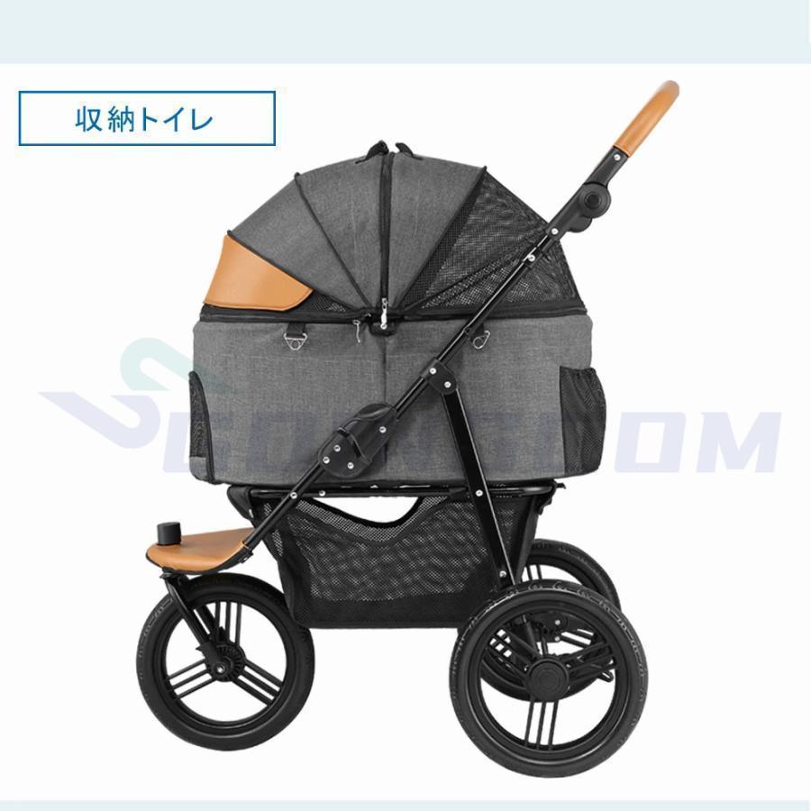 ペットカート 取り外し可能 折りたたみ ペットバギー 分離型 3輪 バギー 軽量 前輪360° 安全装置付 ドッグカート キャリー 小型犬 中型犬 介護用 飛び出し防止 3輪 バギー