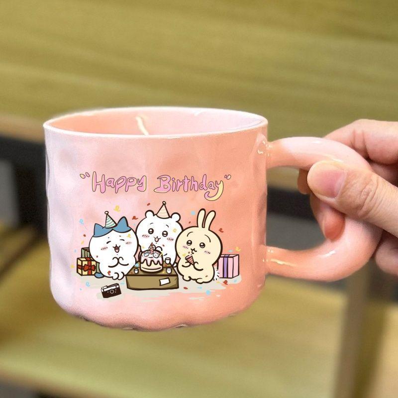 ちいかわ カップ 3点セット 蓋つき マグカップ ハチワレ うさぎ 450ml