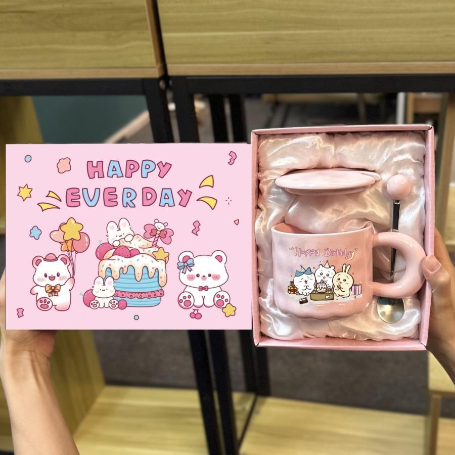 ちいかわ カップ 3点セット 蓋つき マグカップ ハチワレ うさぎ 450ml