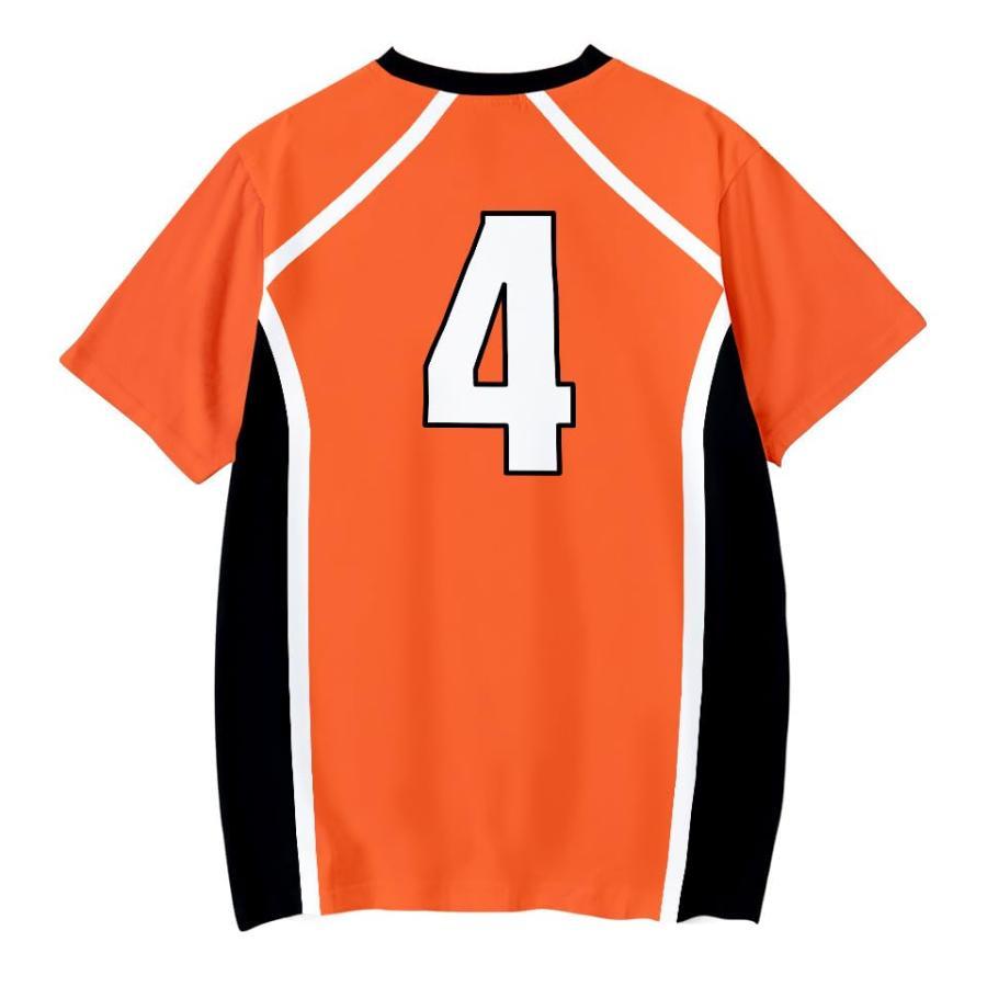 ハイキュー!! Tシャツ 烏野高校排球部 ユニフォーム 1-12番号