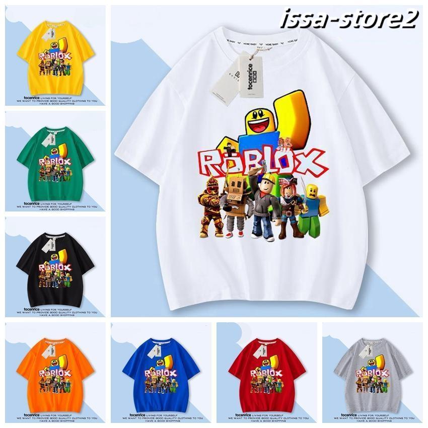 ROBLOX ロブロックス 子供服 半袖Tシャツ 通気性 肌着 柔らかい 100%綿 丸首 男の子 女の子 子ども服 小学生 トップス の商品画像