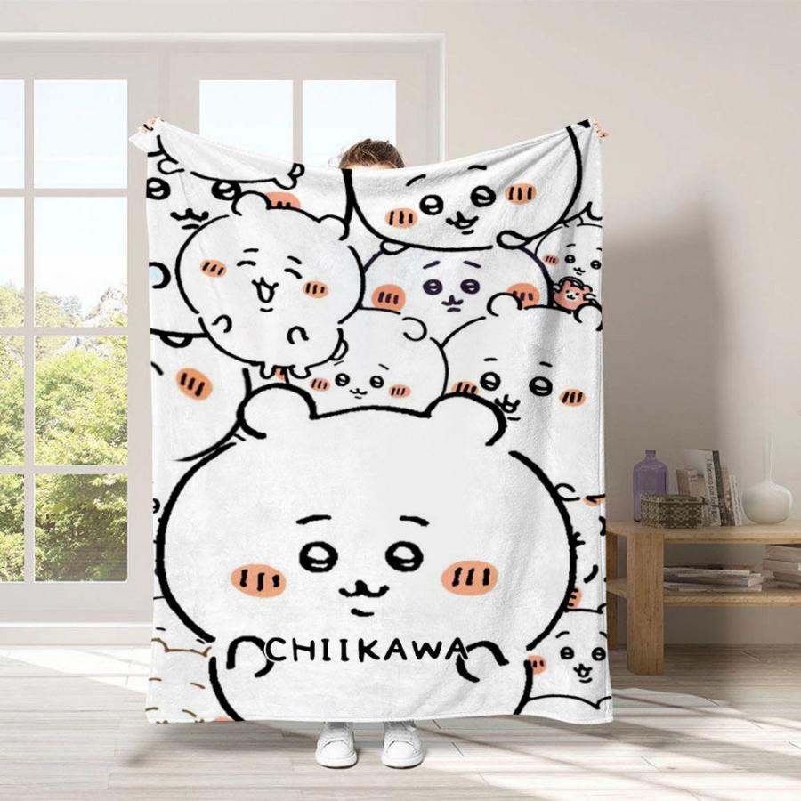 ちいかわ グッズ ブランケット タオルケット 毛布 150×200cm