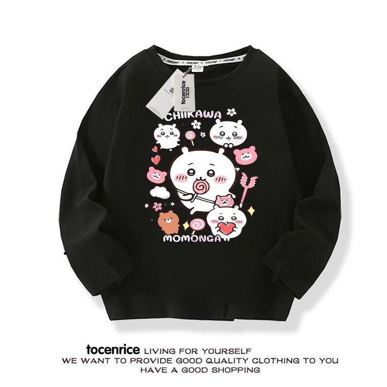 ちいかわ　食いしん坊うさぎ　ロンT Tシャツ　希少　レア 子供服 ちいかわ 長袖 ロンt tシャツ ハチワレ うさぎ 大人 キッズ服