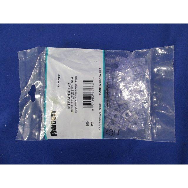 Cat6モジュラープラグ用ブーツ 100個入 MTPSRCL-C-100 : 電材センタ一