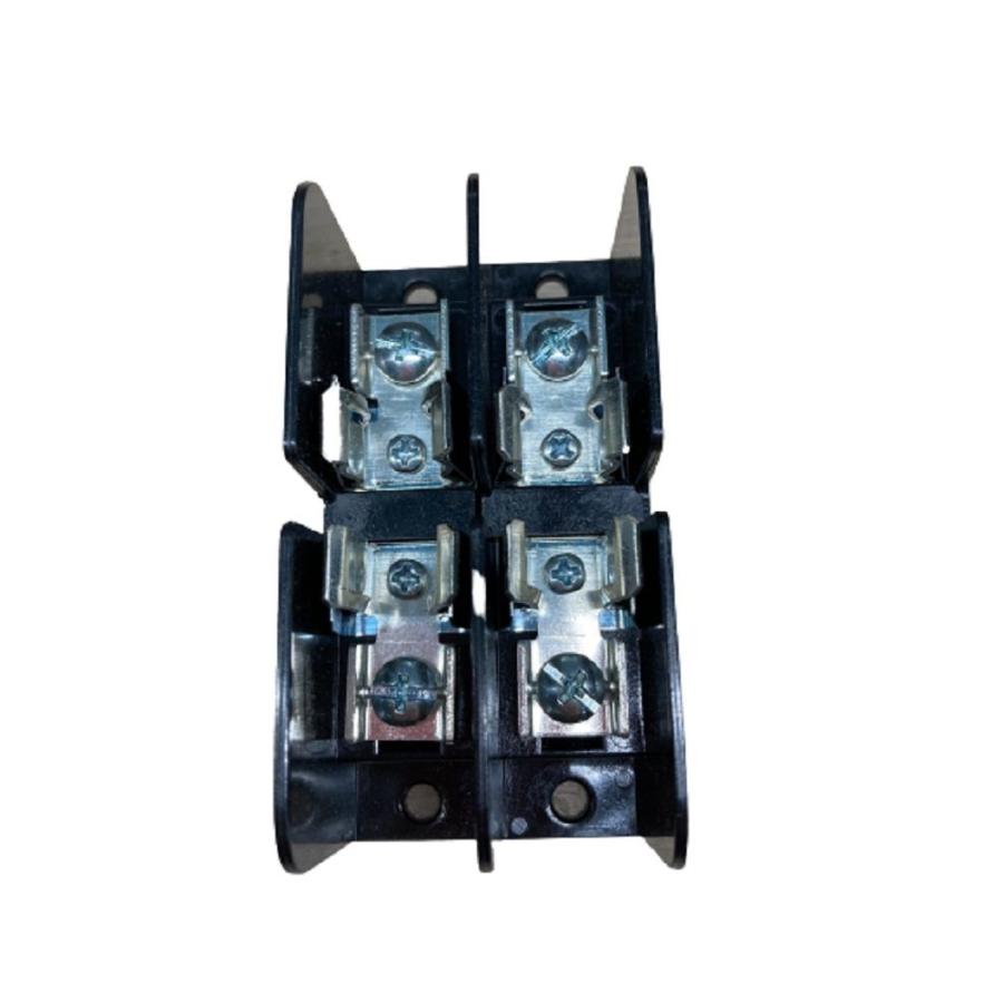 クラスTヒューズブロック スクリューコネクター付300V ワイヤーサイズ 60アンペア 2ポール 30617T 1240719電材センタ