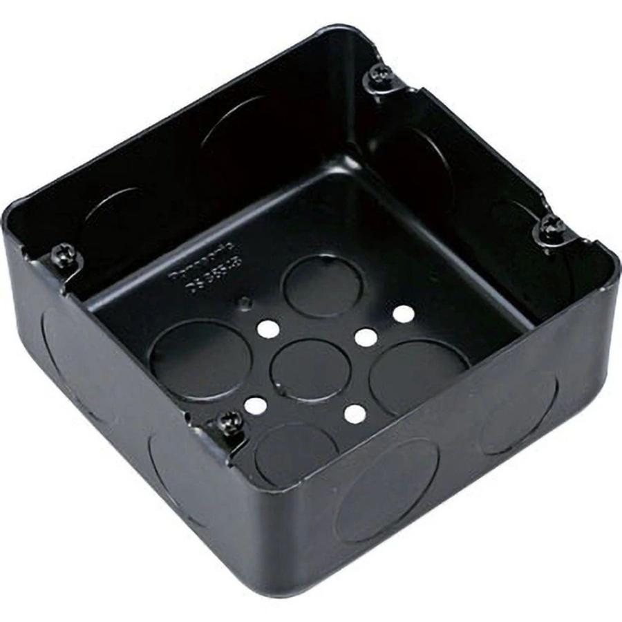 塗装大型四角アウトレットボックス深型 20個入 DS38544B-20 : 電材