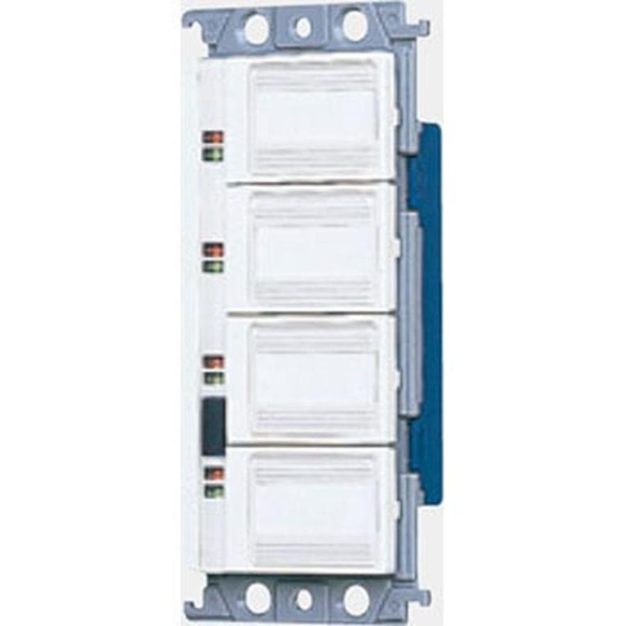 スイッチ 4コ用 光アドレス設定式 コスモ形 ホワイト WRT5504WK : 電材  