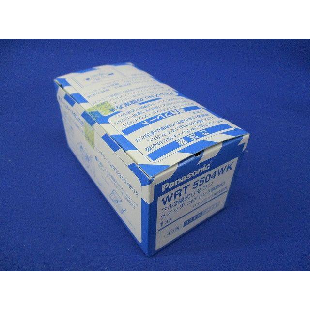 スイッチ 4コ用 光アドレス設定式 コスモ形 ホワイト WRT5504WK : 電材  