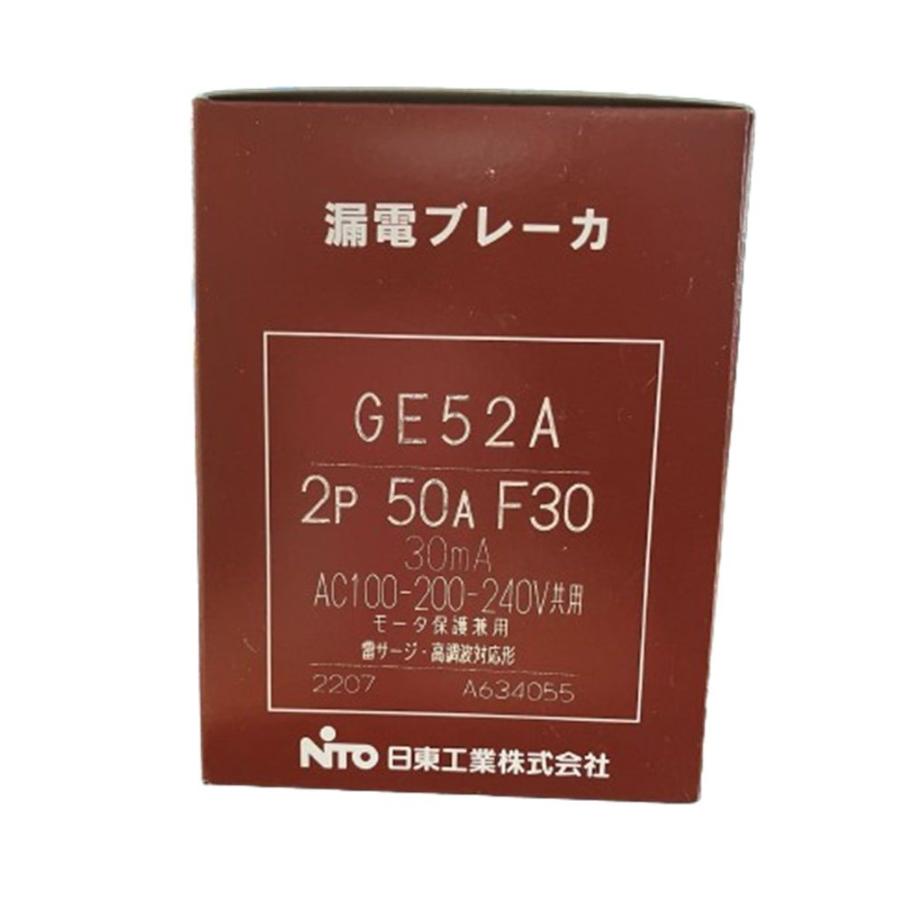 漏電ブレーカ・経済形 GE52A2P50AF30 : 1334533 : 電材センタ一成 - 通販 - Yahoo!ショッピング