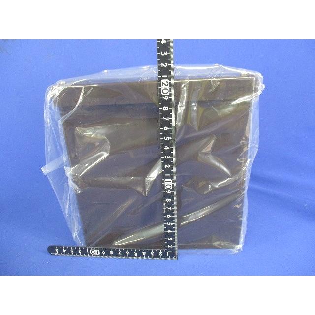 防水プールボックス(カブセ蓋) チョコレート PVP2020BT 正方形防水プールボックス カブセ蓋・ノック無 200×200×200mm