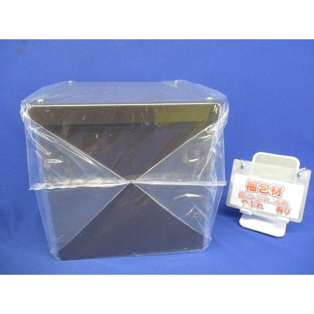 防水プールボックス(カブセ蓋) チョコレート PVP2020BT 正方形防水プールボックス カブセ蓋・ノック無 200×200×200mm