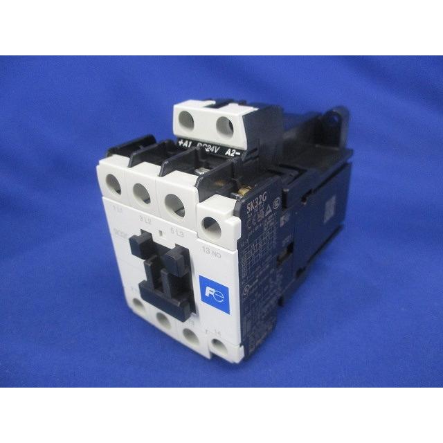 マグネットスイッチ 電磁接触器 直流操作形DC24V 補助接点1a SK32G-E10