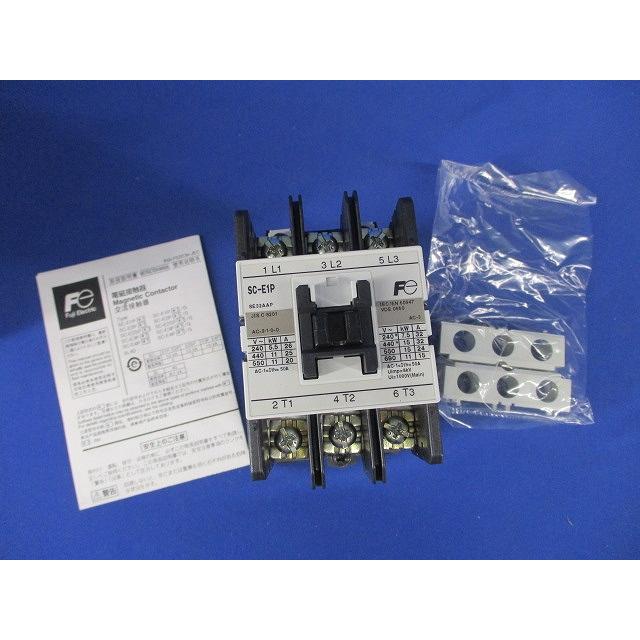 電磁接触器・サーマルリレー 200-220V SC-E1P-200V : 電材センタ一成