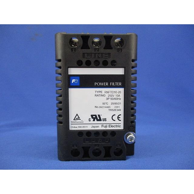 パワーフィルタ 三相入力回路用 レール取付タイプ RNFTD20-20 パワーフィルタ三相入力回路用レール取付タイプ RNFTD10-20 : 電材