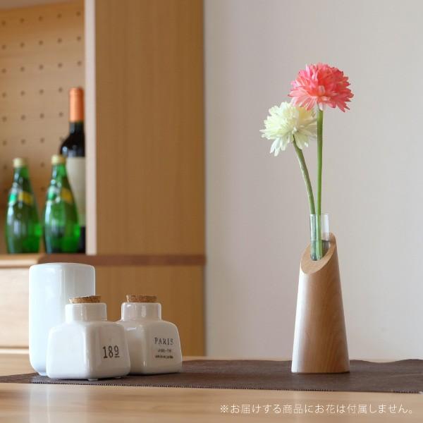 一生紀 一輪挿し 花瓶 モダン 木製 ガラス 花器 デコラ ISSEIKI 一生紀 一輪挿し 花瓶 モダン 木製 ガラス 花器 デコラ ISSEIKI