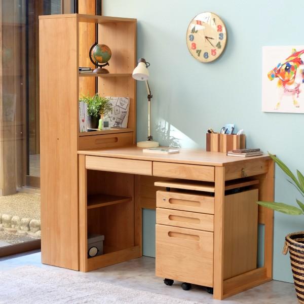 ワゴン 木製 鍵付き 学習 昇降 アルダー L-DESK ISSEIKIKIDS【12 