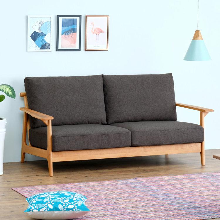 一生紀（ISSEIKI） 2.5人掛け 2人掛け ソファ ソファー 木製 布 肘掛け