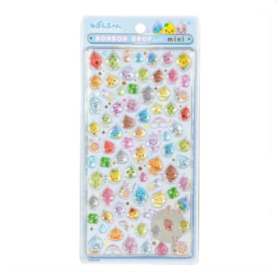 ボンボンドロップシール ミニ しずくちゃん 全4種セット うるおい